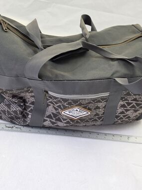 Kelty Built Duffel Bag Gray Tribal Print Travel Gym Weekender Outdoor Large